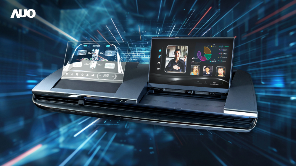 米兰体育Micro LED Display HMI解决方案打造透明Micro LED前座仪表，呈现信息并保留驾驶视野开阔；亦为副驾驶座乘客打造收放自如的Micro LED屏幕，在不影响显示质量的前提于显示区内建镜头，让用户能与视讯对象直接眼神接触，提供绝佳的双向沟通体验